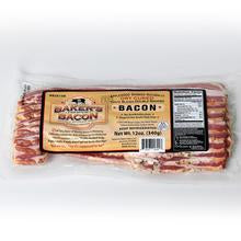 Bacon Applewood Smoked 12oz Strips - Bakers Bacon (No shipping on this item)