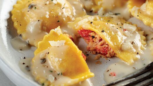 Pasta Box for 2 Bigoli Fresh "Lobster Ravioli (Frozen)